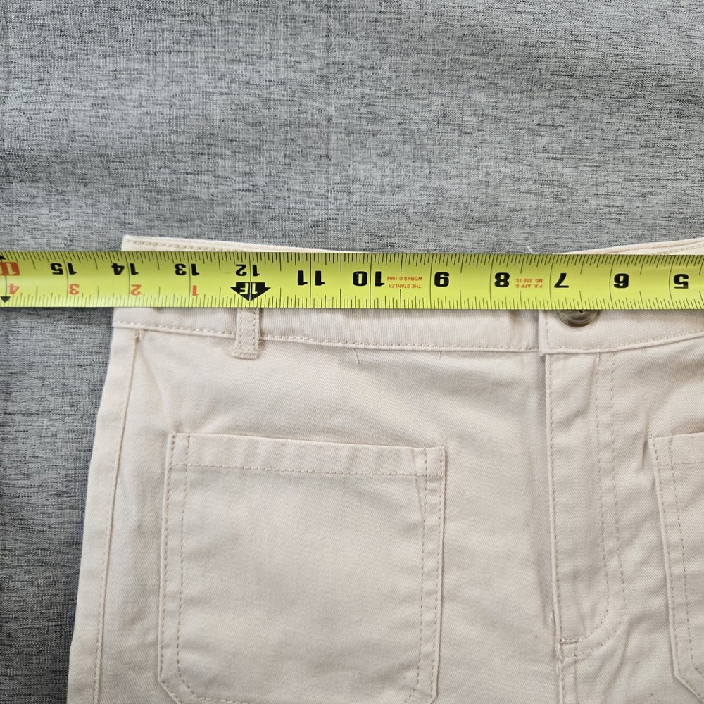 Derek Love Girl's  Patch Front Pocket Wide Leg Ankle Pants 100%‎ Cotton Size 12 - Picture 6 of 10